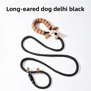 Adjustable One-Piece Dog Leash with Padded Foam Handle, Comfort Grip Anti-Pull Training Leash for Pets