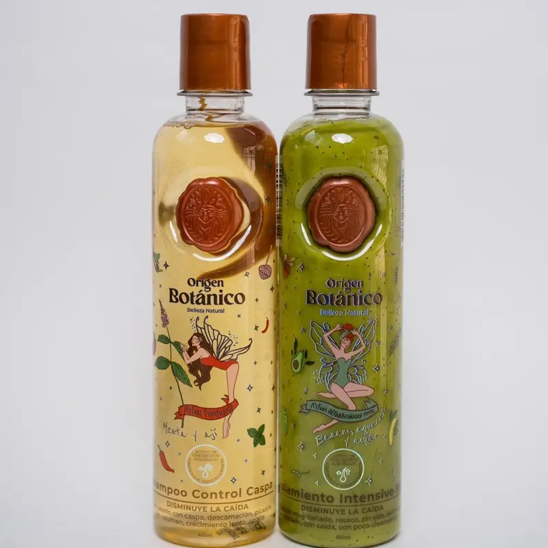 Origen Botánico Ritual Botánico Kit Shampoo de Ají Menta & Intensive Treatment for Stronger Hair Growth & Scalp Health Botanical Haircare Set