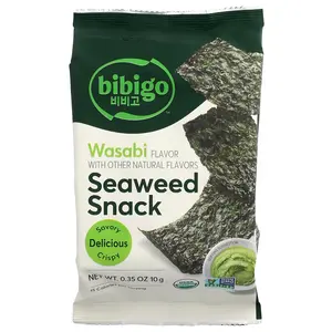 Bibigo Seaweed Snack, Wasabi, 0.35 oz (10 g) Bibigo Seaweed Snack, Wasabi, 0.35 oz (10 g)