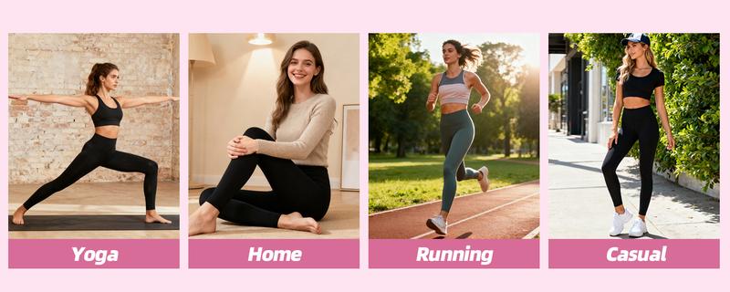 CHRLEISURE 1/3/6-PACK High Waist Yoga Pants With Pockets, Exercise Running Yoga Leggings, Tummy Control Workout Running Yoga Leggings for Women【TikTokShopBlackFriday】 CHRLEISURE 1/3/6-PACK High Waist Yoga Pants With Pockets, Exercise Running Yoga Leggings, Tummy Control Workout Running Yoga Leggings for Women【TikTokShopBlackFriday】