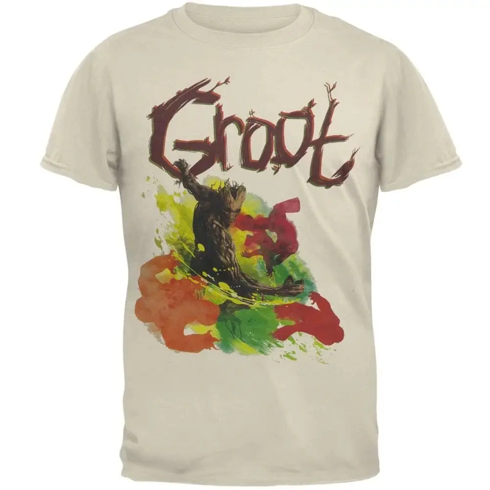 Groot Men's T-Shirt - Official GOTG Cotton Casual Menswear