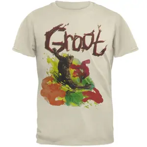 Groot Men's T-Shirt - Official GOTG Cotton Casual Menswear
