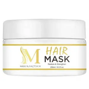 Manu Royal Touch Hair Mask , Intense Hydrating Hair Mask  , Hair Treatment Masque - Hydrating Hair Mask to Help Repair Strands & Increase Shine ,Hair Mask for Damaged Hair Treatment