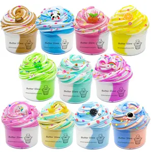 Butter Slime Kit 11packed, Party Favors for Kids, Dual Colored, Novelty and Gag Toys for Girls and Boys, Creative Stimulation Toys, Christmas Stocking Stuffers