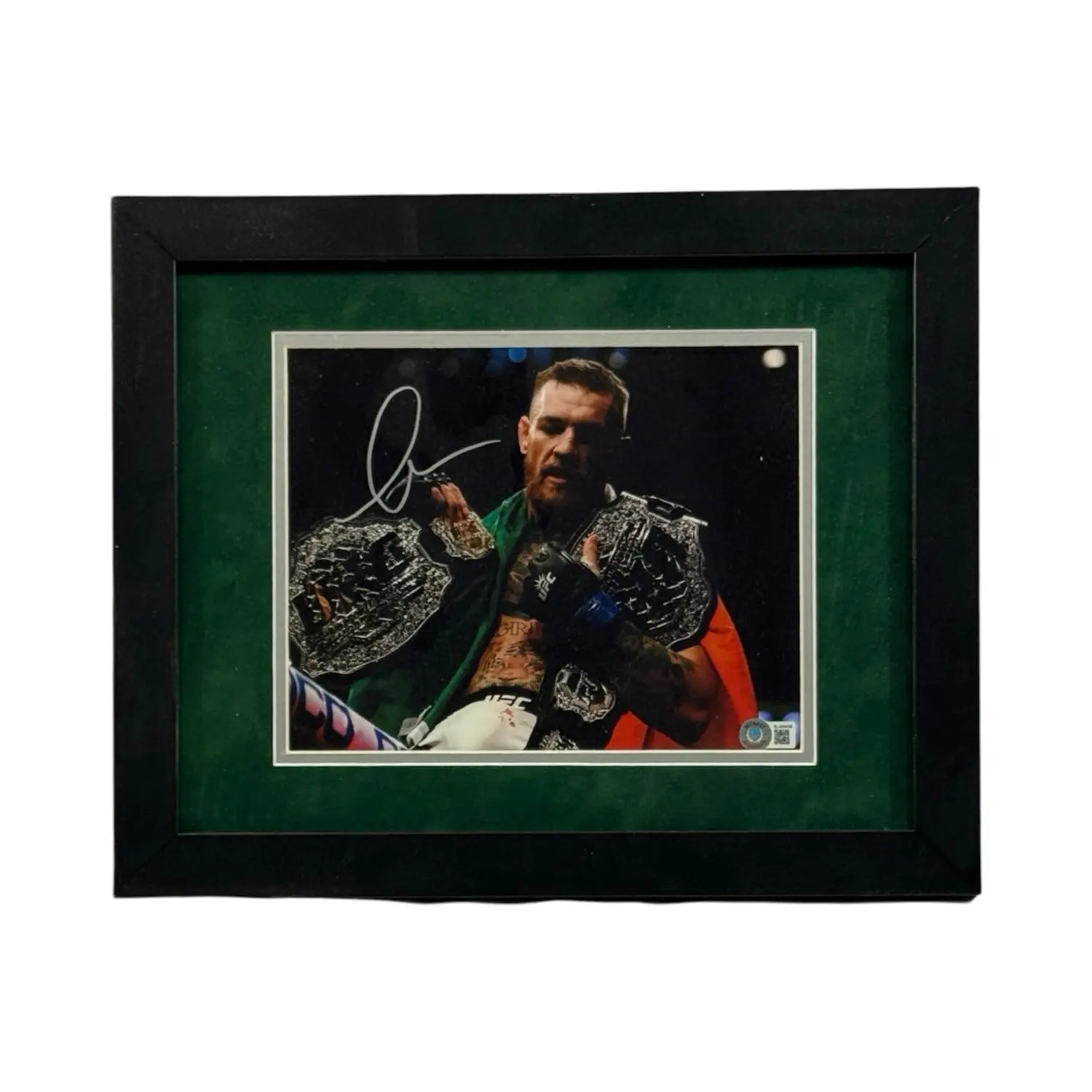 Conor McGregor Autographed UFC Autographed .. 8x10 Beckett  POSTER UNFRAMED