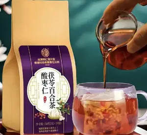 Sleepytime Herbal Tea, support sleep, calm and relax mind -Jujube Seed Lily and Poria Cocos tea