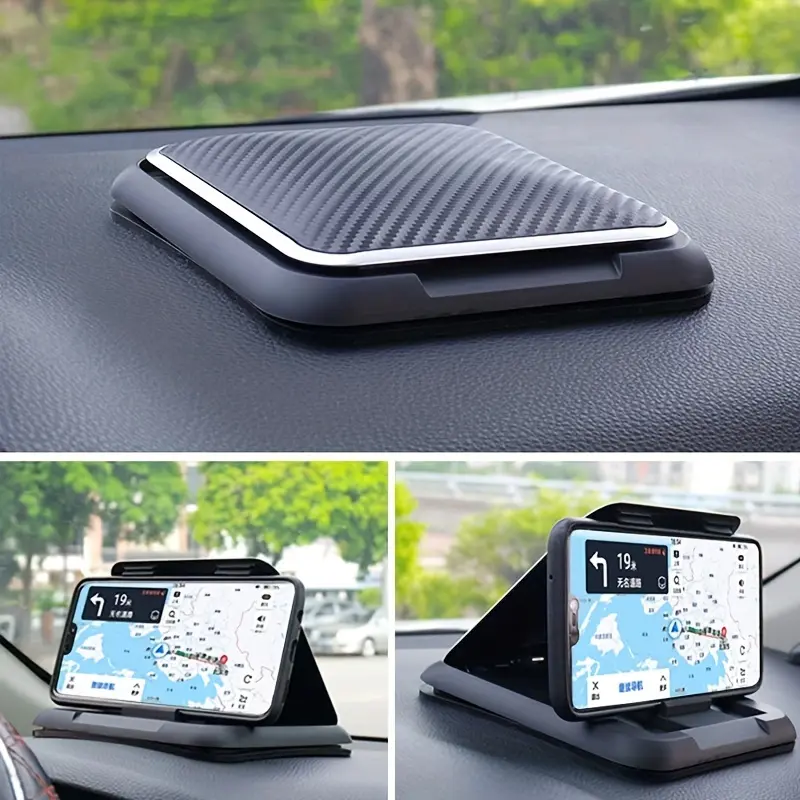 Corvette Triangle Universal Car Phone Holder - Secure Your Phone in Style Dashboard Mount Compatible with iPhone, Galaxy & More