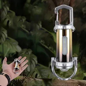 COB Keychain Flashlight USB Rechargeable | Super Bright Keychain Light with Strobe Mode, Compact Emergency Light for Garage, Hiking, Backpacking, Three Colours Available, High Lumen Flashlight