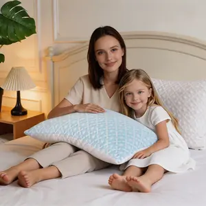 【Tastelife】Dual-Sided Bamboo & Cooling Pillowcase Set (Pack of 2) - Upgrade Your Bedtime Ritual, Soft, Breathable, Crisp Feel for a Perfect Night’s Sleep