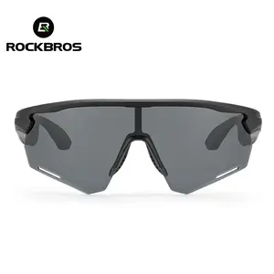 ROCKBROS Bluetooth Music Sunglasses with Integrated Audio Controls & Modern Design for Enhanced Listening Experience 120mAh Battery TAC Polarized Lenses