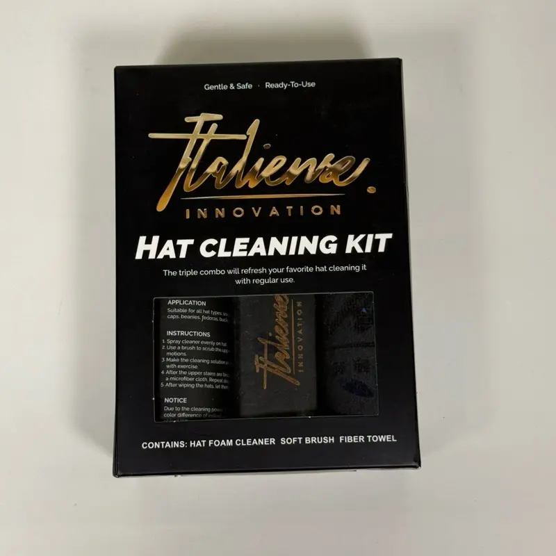 Hat Cleaning Kit with Foam Cleaner Soft Brush & Fiber Towel Hat Cleaning Kit with Foam Cleaner Soft Brush & Fiber Towel