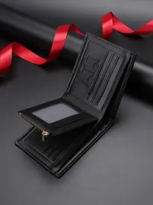 Compact Letter Design Wallet, Stylish Card Cash Accessories, Perfect Minimalist Gift for Everyday Use, Small Size, Trendy Style, Durable Fashion Wallet