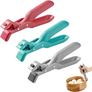 3 Pcs Hot Plate Grippers,Multi-Function Anti-Scald Bowl Clip, Anti-Scald Bowl Dish Grippers for Kitchen (3pcs)
