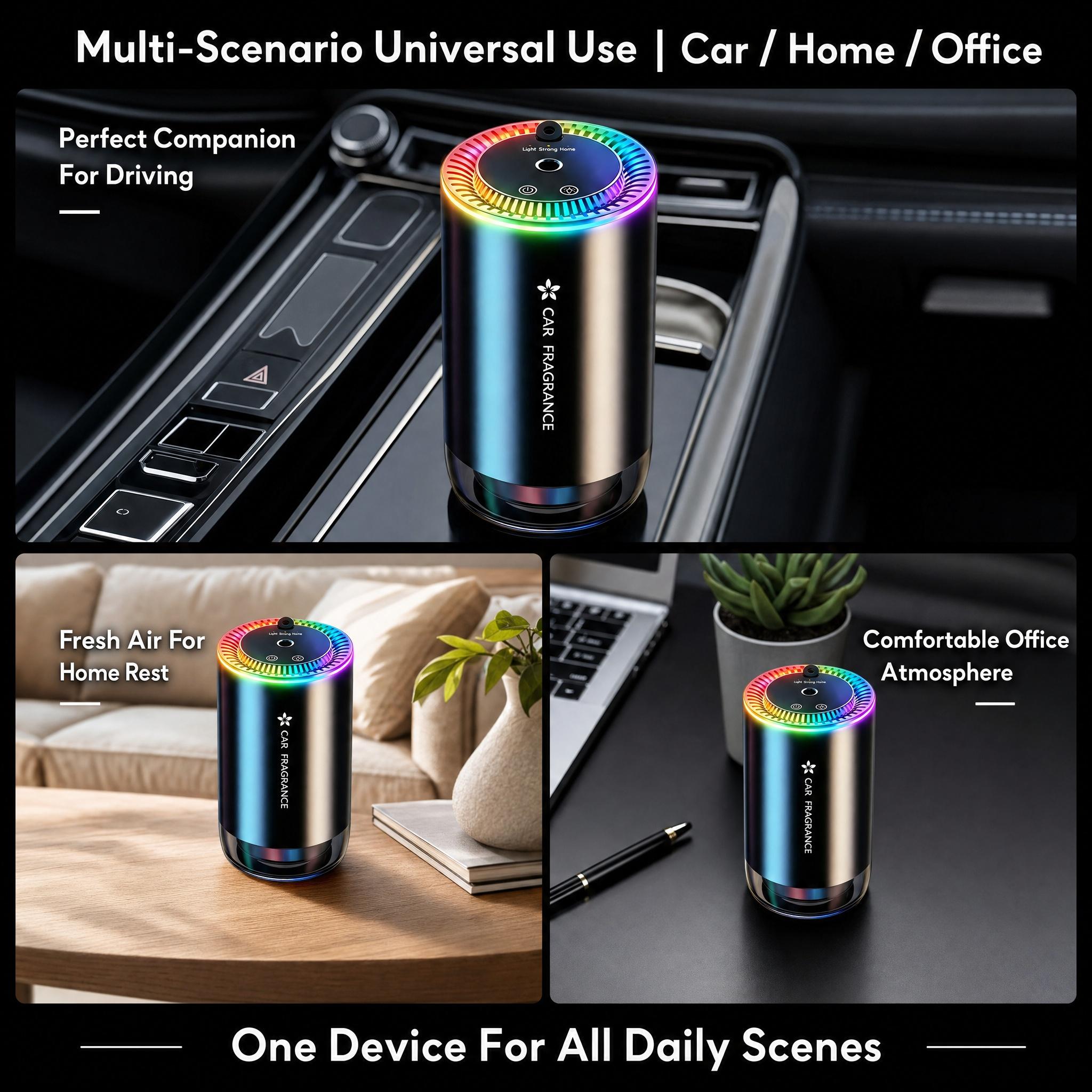 Smart car fragrance diffuser lifestyle