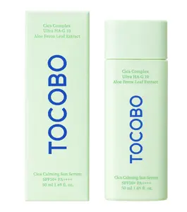 TOCOBO Cica Calming Sun Serum SPF50 PA++++ 50 ml 1.69 fl. oz  Lightweight Aloe Sensitive Sunscreen