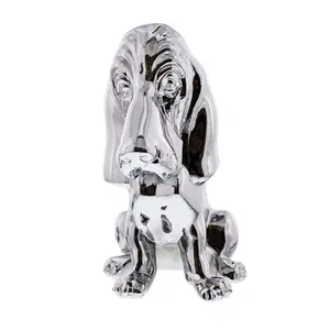 United Pacific – Chrome Basset Hound Dog Hood Ornament