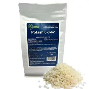 Supply Solutions Potash 0-0-62 5 Pounds Soluble Plant Food High-Grade Potassium Fertilizer for Indoor Outdoor Plants Promotes Lush Foliage Abundant Blooms Optimal Nutrient Uptake