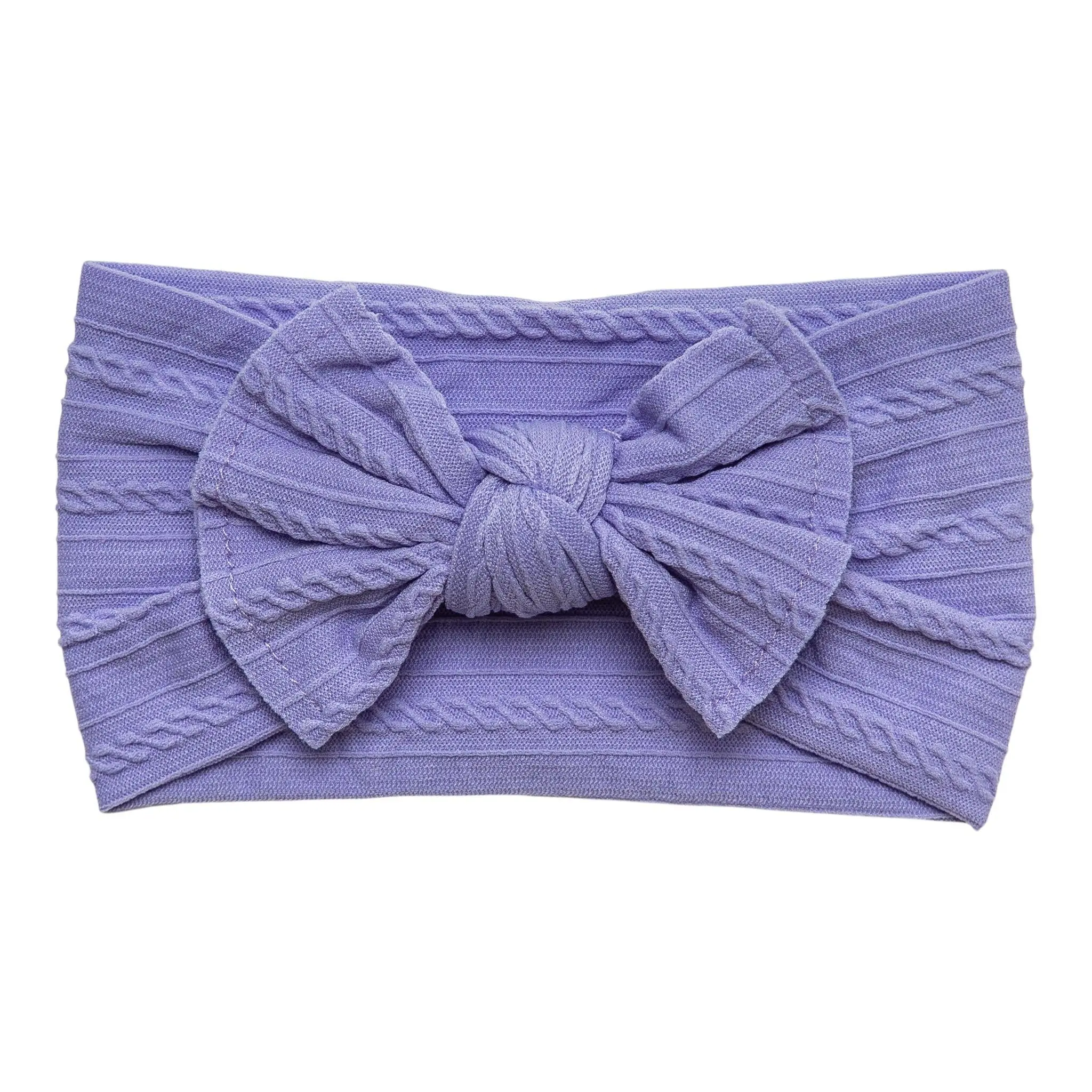 Orchid Cable Knit Nylon Headwrap