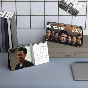 The Rookie Movie 2026 Calendar John Nolan Tim Bradford Lucy Chen 2026 Planner Desk Calendar Glossy High-Quality Paper