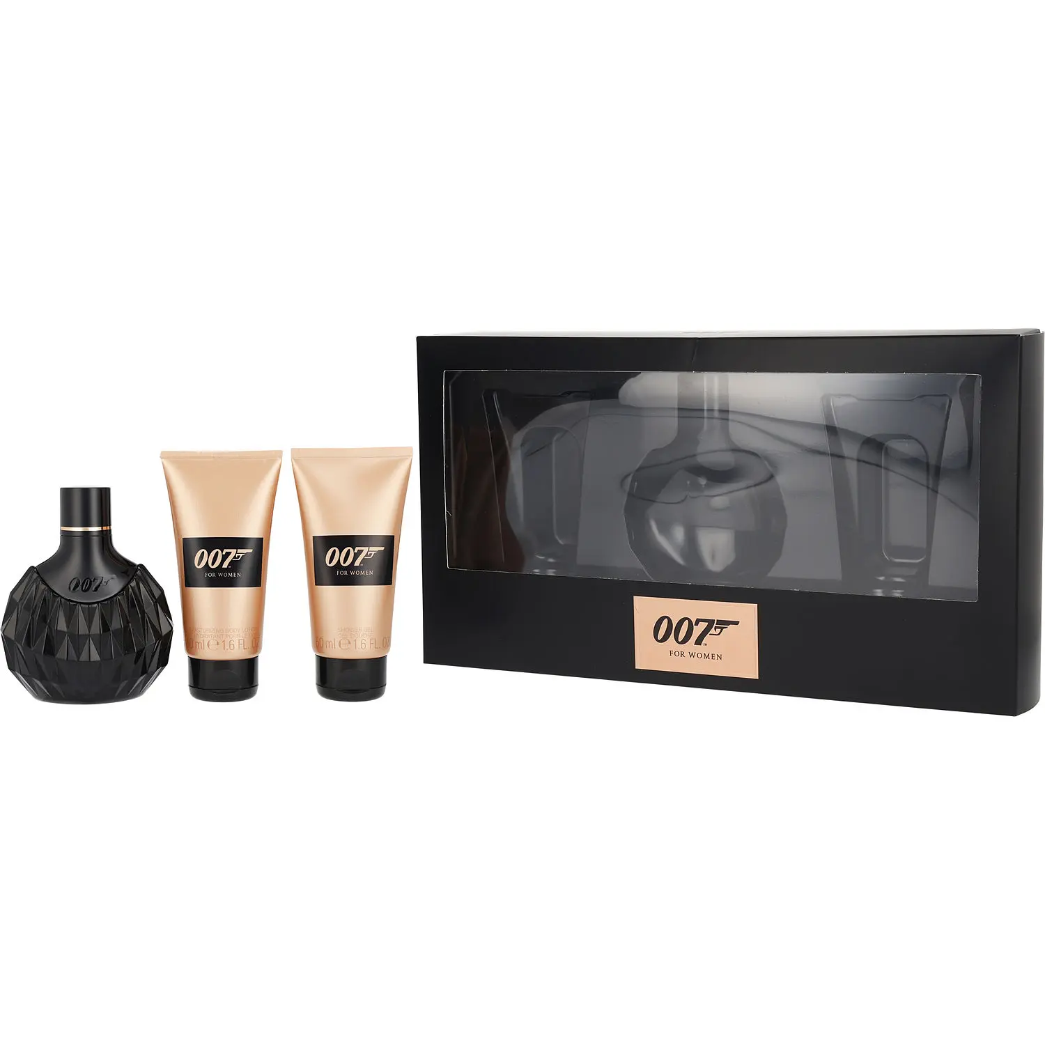 James Bond 007 For Women Set-Eau De Parfum Spray 1.7 Oz & Body Lotion 1.7 Oz & Shower Gel 1.7 Oz For Women