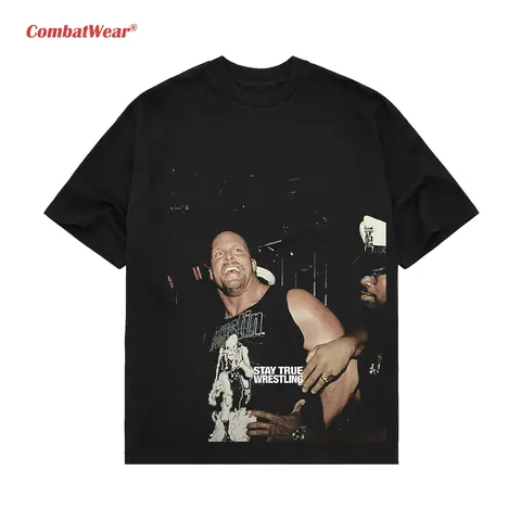 STONE COLD STEVE AUSTIN TEE, Wrestling Tee, Wrestling Gift, Sports Shirt, Workout T-shirt, Gift for Him Hoodie Sweatshirt Menswear Streetwear