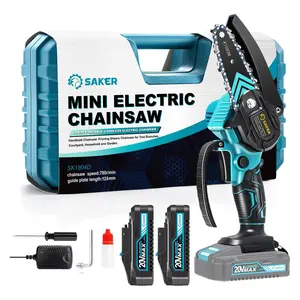 Mini motosierras, motosierras portátiles, aserradoras pequeñas inalámbricas, aserradoras para patios y jardines