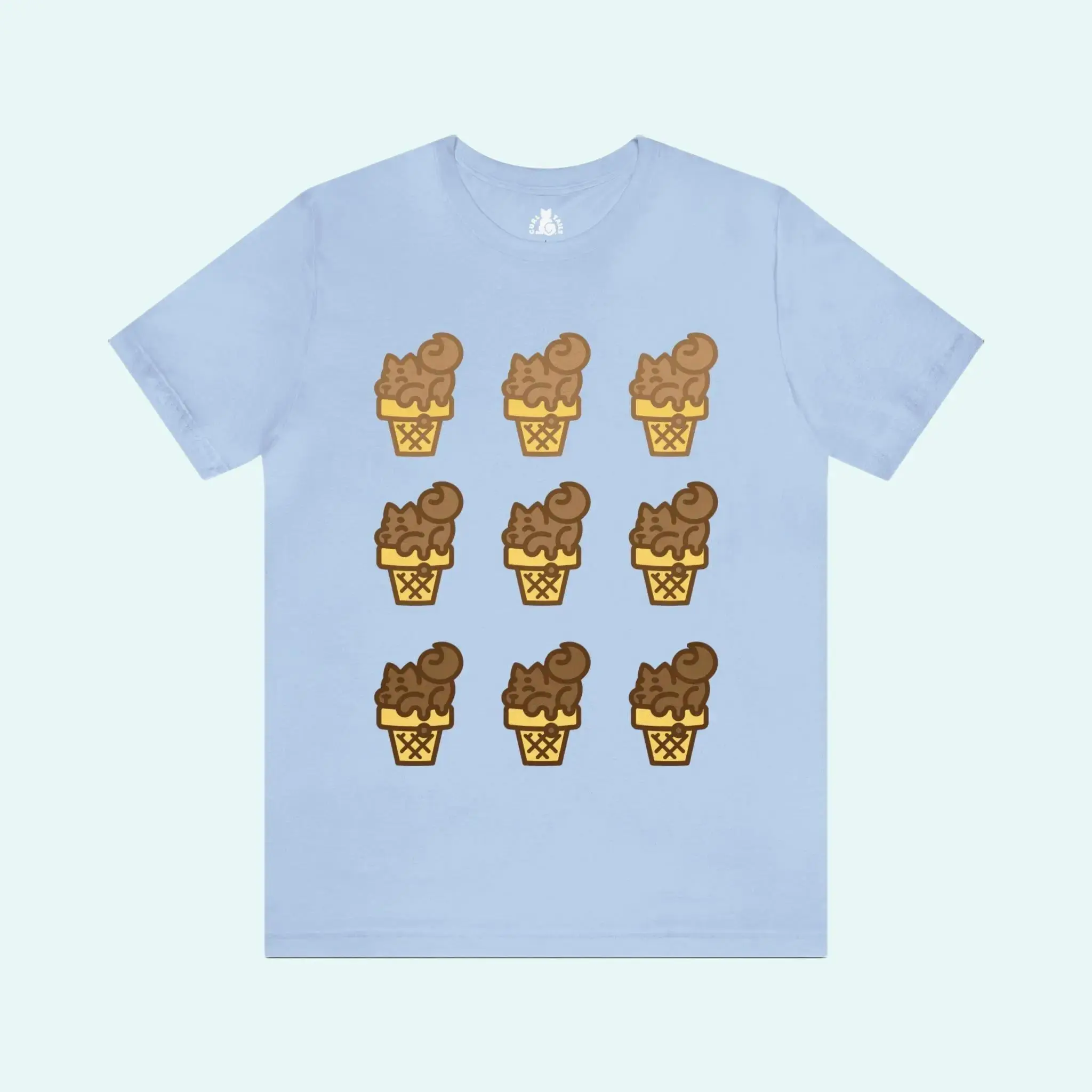 PASTEL ICE CREAM HUSKY SHIRT unisex cotton t-shirt summer outfits
