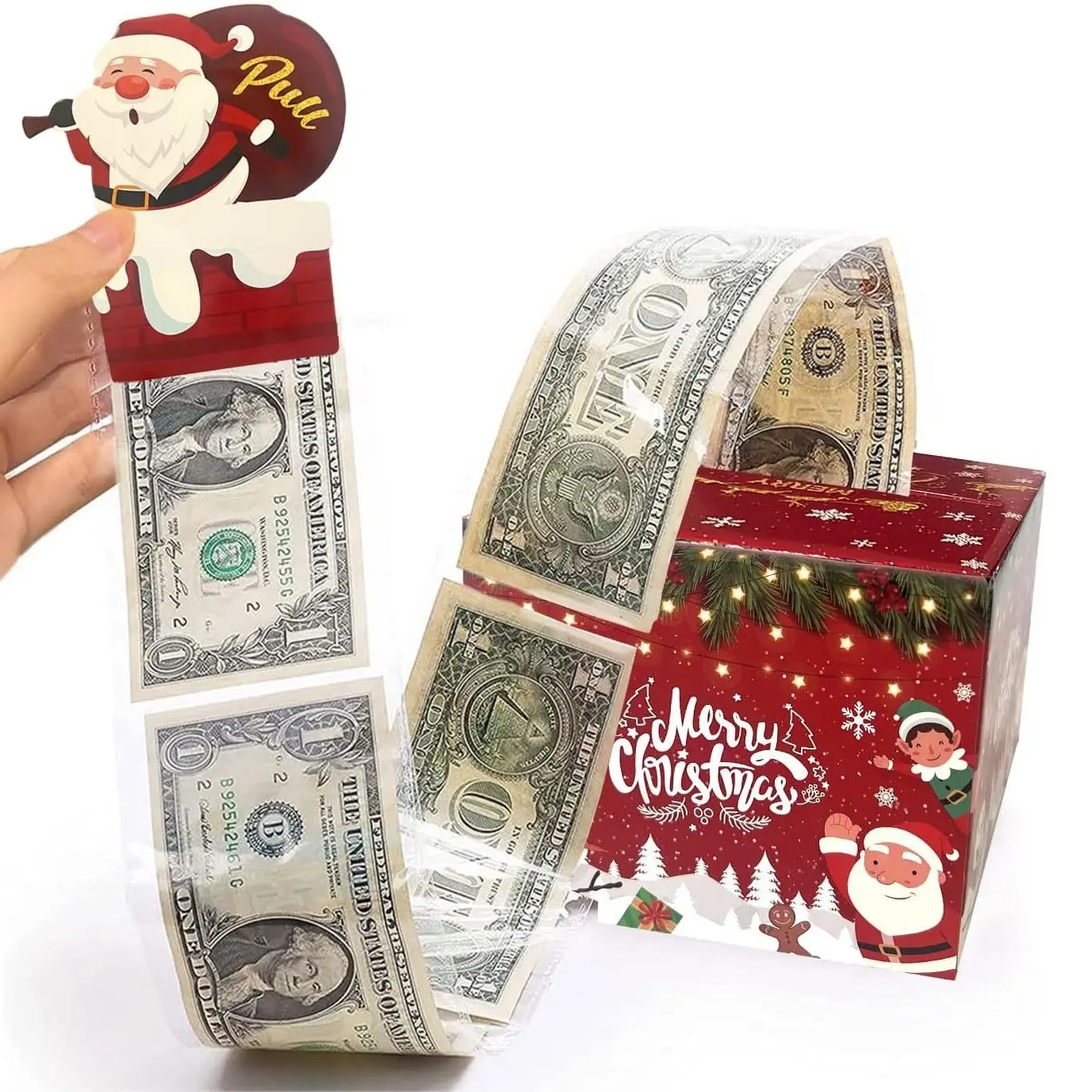Christmas Cash Draw Box Decoration Christmas Party Gathering Decoration ...