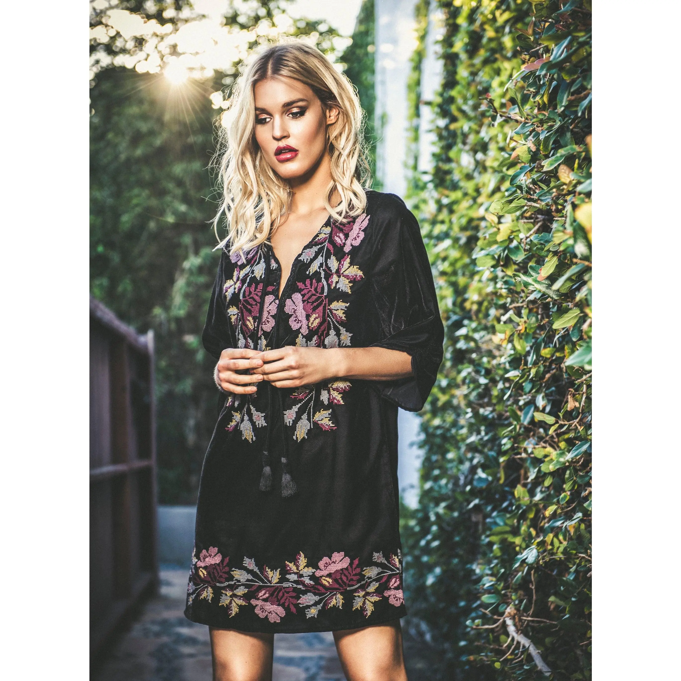 Shisha Velvet Sable Dress