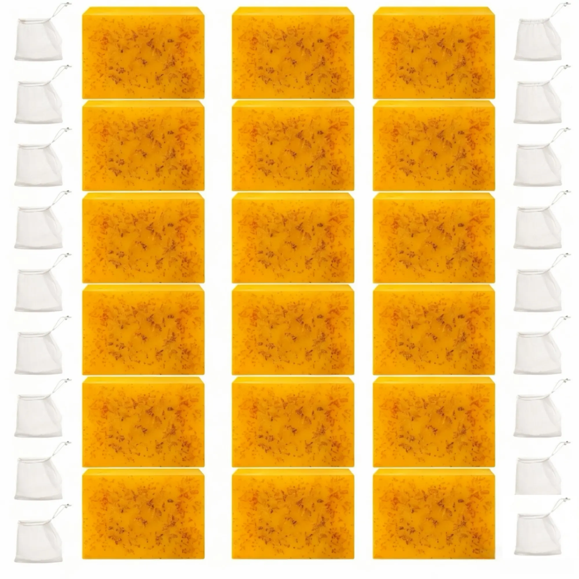 Multi-Pack Turmeric Lemon Kojic Acid Soap Bar Infused Honey Extract Gentle Deep Clean Face Body Soap Hydrating Dry Skin Natural Skincare Bar For Soft Silky Skin Texture