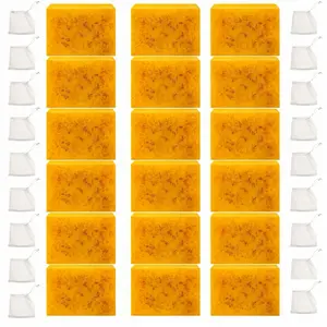 Multi-Pack Turmeric Lemon Kojic Acid Soap Bar Infused Honey Extract Gentle Deep Clean Face Body Soap Hydrating Dry Skin Natural Skincare Bar For Soft Silky Skin Texture