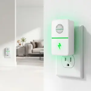 2 PCS Plug-In Power Box with US Plug – 2026 Updated Design, Compatible with 90–250V Input Range.