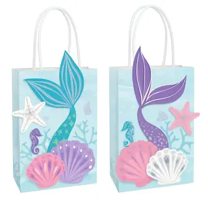 Shimmering Mermaids Create-Your-Own Favor Bags, 8-Pack
