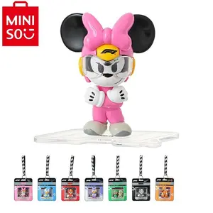 Disney Mickey F1 Series Speed World Mini Blind Box Pendant,Handbag Charm Shoulder Bag Accessory,Ideal for Disney Fans,Great Gift