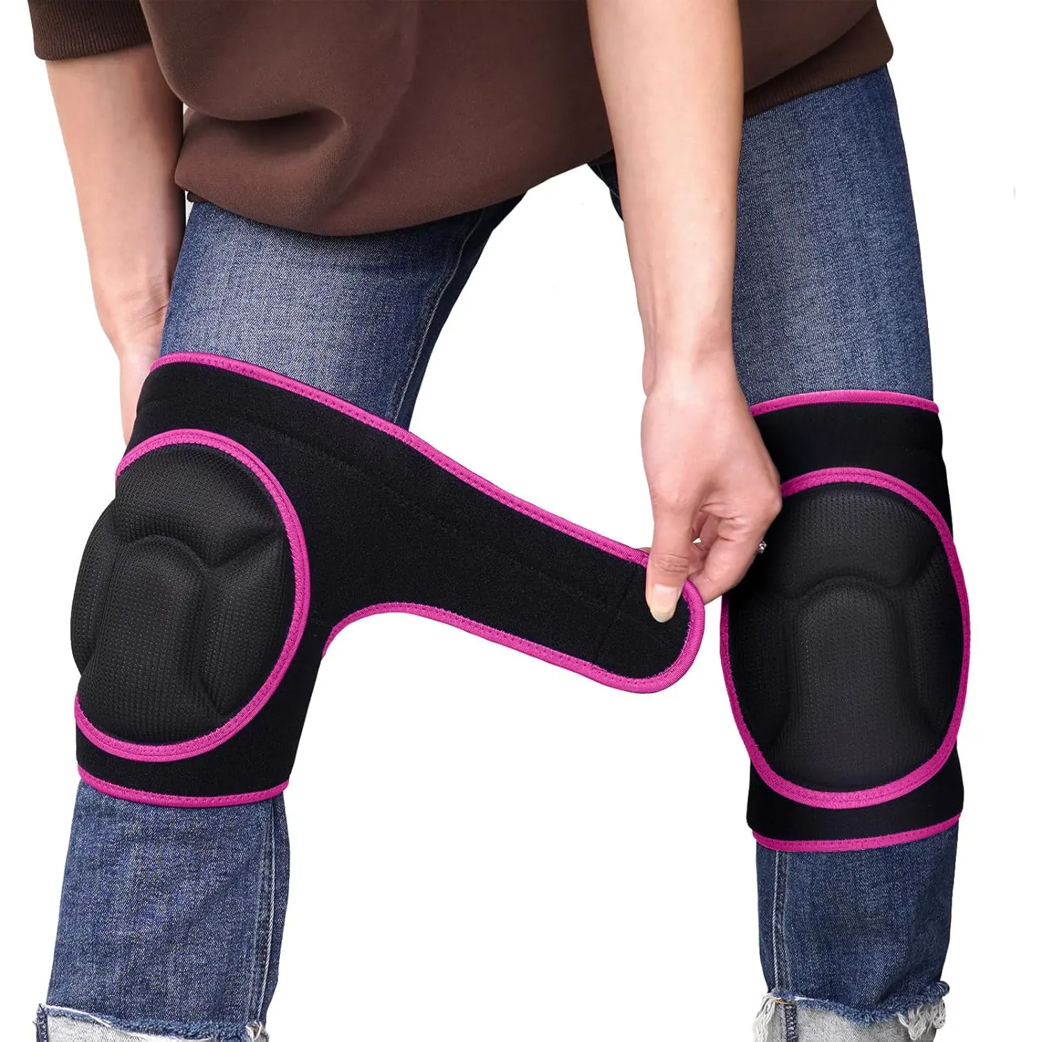 Women Men  Pad Suitable for House Working, Floor and Carpet Cleaning, Gardening Maintain, Construction Work, High Elastic Fabric Men  Pads Protect  Safety