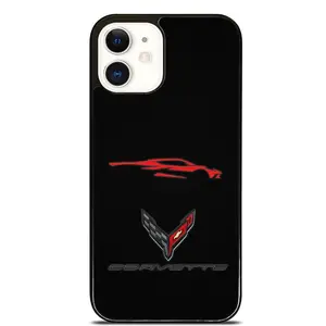CORVETTE STINGRAY C8 CAR LOGO Case Suitable for iPhone 17/16/15/14/13/12/11 Pro Max/Plus and  Samsung Galaxy S23FE/22/23/24/25