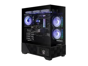MEK AI-Enhanced Gaming PC Desktop Computer - NVIDIA GeForce RTX 5060TI 16GB, AMD Ryzen 5 9700X Up 5.4GHz, 32GB RGB DDR5, 1TB NVME M.2 SSD, 850W 80+ GOLD PSU, WiFi, Windows 11 Home