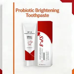Probiotic Brightening Fluoride Free Toothpaste Mint Flavor Gentle Gum Care Teeth Strengthening Toothpaste for Sensitive Gums
