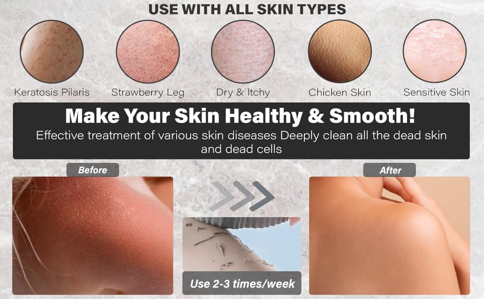 2PCS 3D Ultra Soft Exfoliating Bath Sponge, Gentle Deep Cleansing Body Scrubber for All Skin Types, Reusable & Durable Skin Peeling Sponge for Kids & Adults