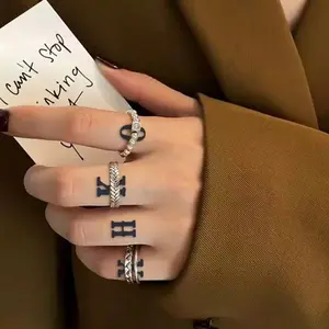 Magic art tattoo 2 pieces, Alphabet,Aaterproof,Semi-permanent,Temporary tattoos, Tattooing techniques
