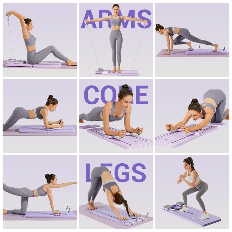 UMAY Multi-functional Ab Exercise Board, Home Pilates Reformer, Ab Workout Equipment for Core Strength Training Foldable for Home Gym Fitness UMAY Multi-functional Ab Exercise Board, Home Pilates Reformer, Ab Workout Equipment for Core Strength Training Foldable for Home Gym Fitness