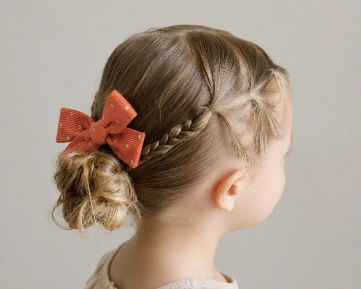 Sparkle Dot Bow Clips (Set of 2)
