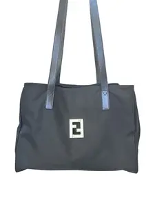 Pre-owned FENDI Nylon Shoulder Bags Black Shoulder Bag