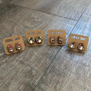Thanksgiving Gnome Earrings