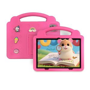 10.1-inch android tablet, learning and entertainment all-in-one machine, multi domain knowledge, anti drop shell, iwawa software, no adapter, suitable as a holiday gift, blue/orange/pink/green, touchscreen android tablet