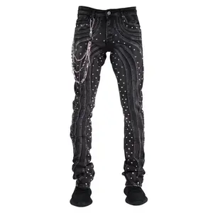 "Raceway" Stacked Denim - Shadow