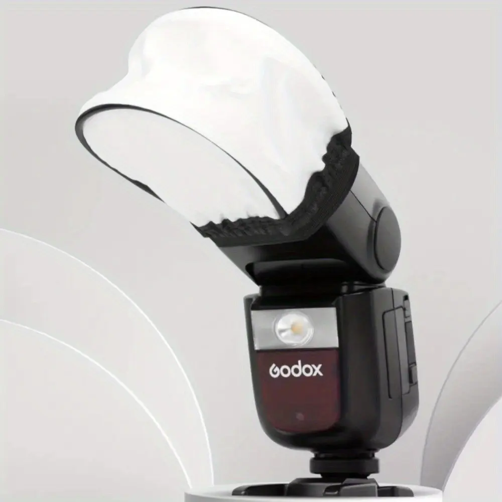 Universal Soft Diffuser for Camera Flash, Hot Shoe Mount Compatible, Photography External Flash Light Cover, Versatile Lighting Accessory, Photographic Fill Light, Camera Accessories