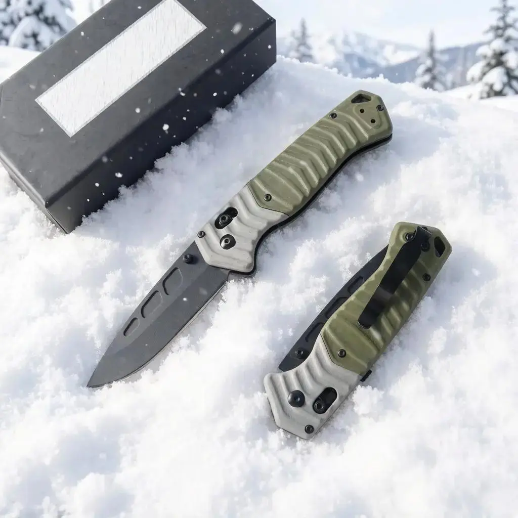 H593 Folding Knife, High-Quality Edc Pocket Knife, Durable Kitchen Tool, Camping Essential, Men's Gift, Sharp Blade, Fruit Cutter