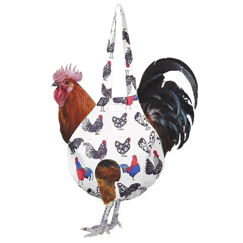 Poultry Sling Carrier with Carry Handle - Safe Transport for Roosters, Chickens, Farm Animal Traveling & Driving Supplies (Carriers & Leads, Pet & Farm Animal Supplies)