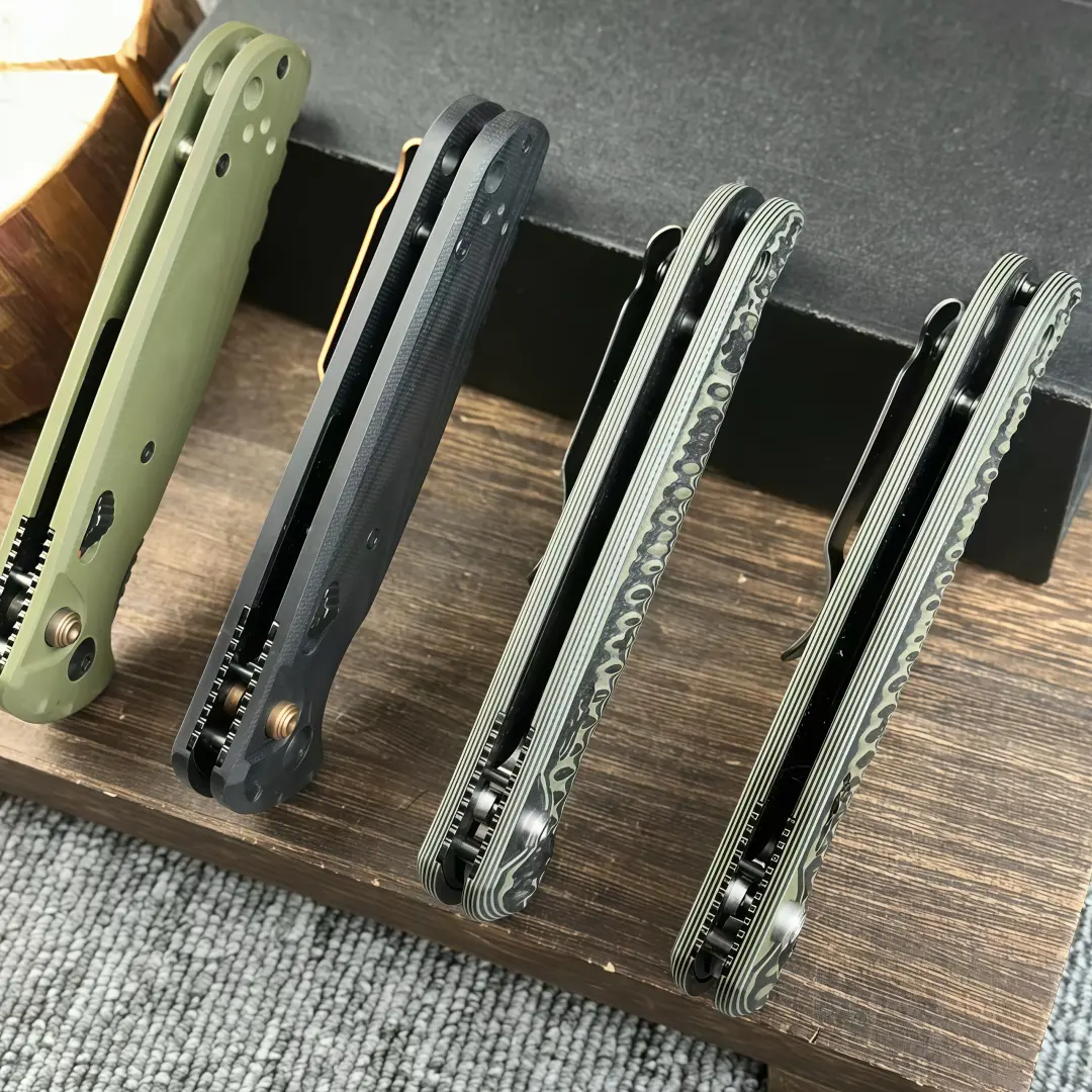4300BK – D2 BattleWash blade with G10 handle, button lock tool for camping, outdoor use and hiking, survival tools; the best gift-high-end quality and neck knife gift set